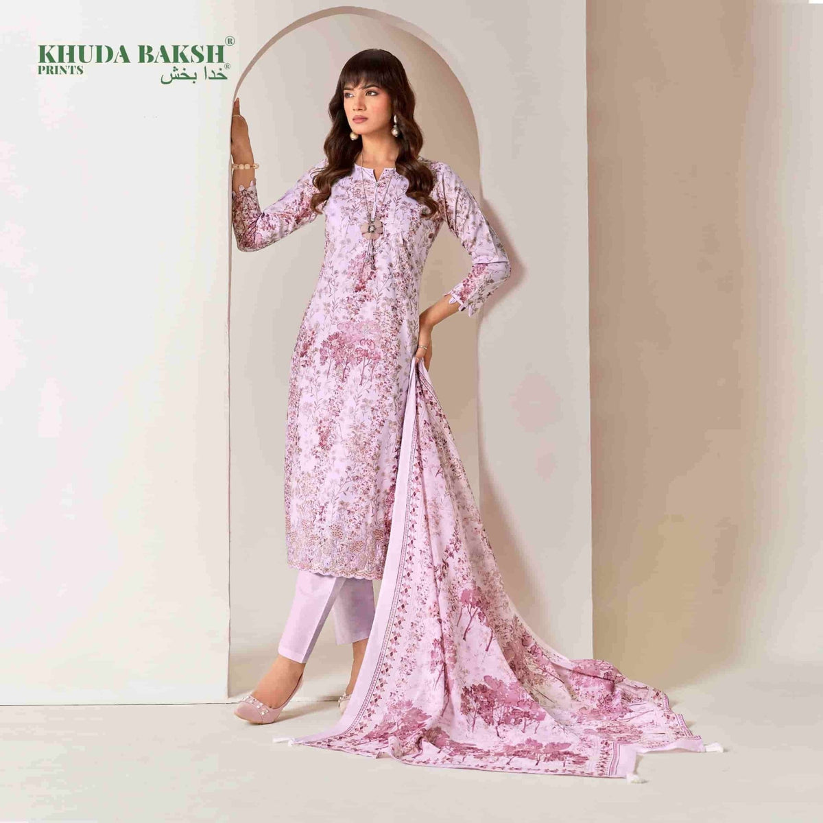 Khuda Bakhs Prints Chikankari Vol 2 Pure Pakistani Lawn Pakistani Suit - Amrah Wholesale