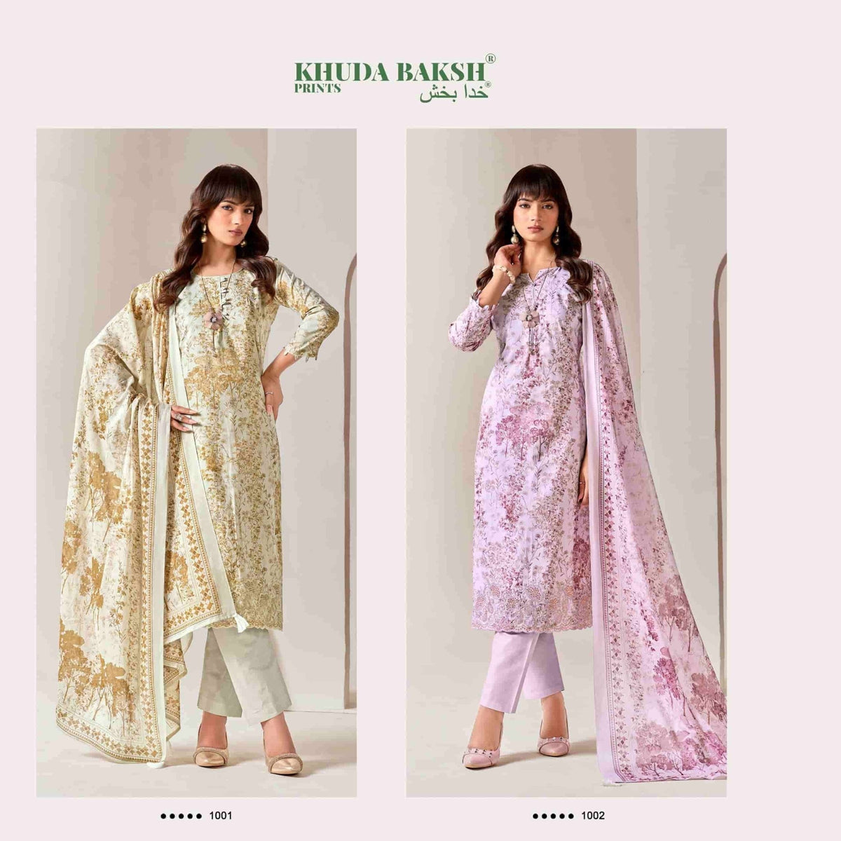 Khuda Bakhs Prints Chikankari Vol 2 Pure Pakistani Lawn Pakistani Suit - Amrah Wholesale
