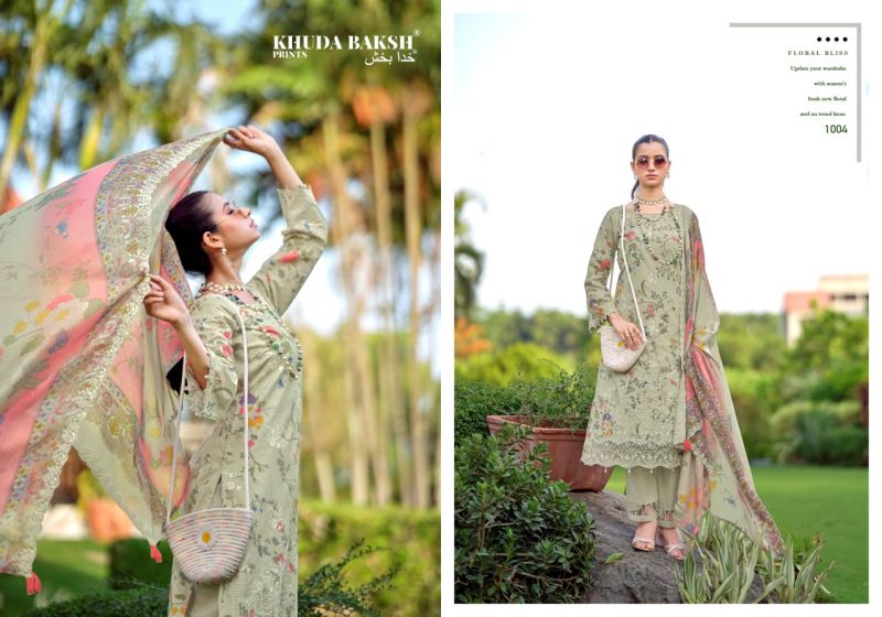 Khuda Baksh Humdum Vol 3 Lawn Pakistani Suit