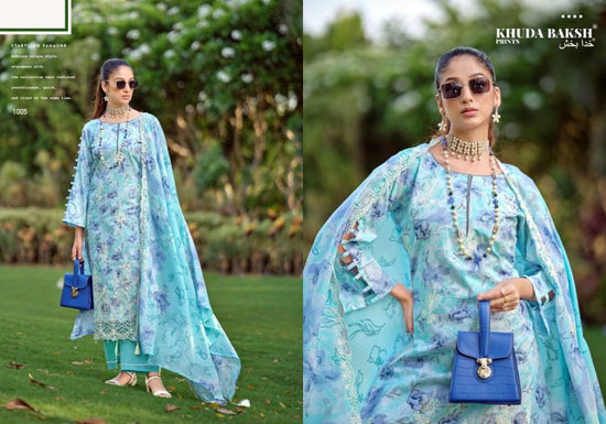 Khuda Baksh Humdum Vol 3 Lawn Pakistani Suit