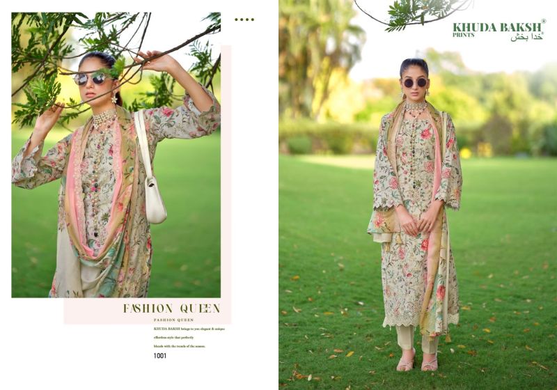 Khuda Baksh Humdum Vol 3 Lawn Pakistani Suit