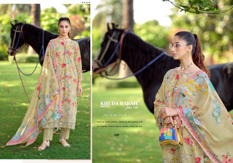 Khuda Baksh Humdum Vol 3 Lawn Pakistani Suit