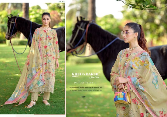Khuda Baksh Humdum Vol 3 Lawn Pakistani Suit