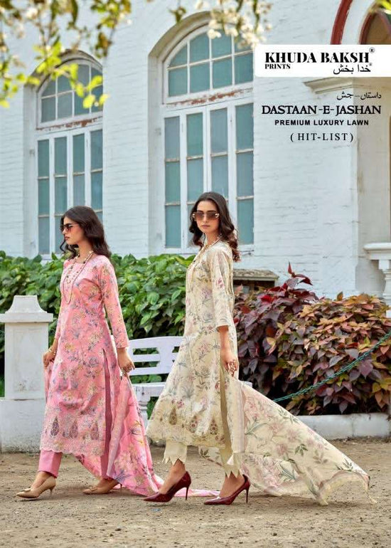 Khuda Baksh Prints Dastaan E Jashan Hitlist Pure Pakistani Lawn Pakistani Suit - Amrah Wholesale