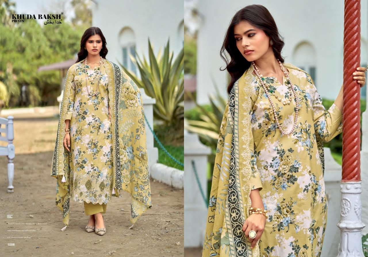 Khuda Baksh Prints Dastaan E Jashan Hitlist Pure Pakistani Lawn Pakistani Suit - Amrah Wholesale