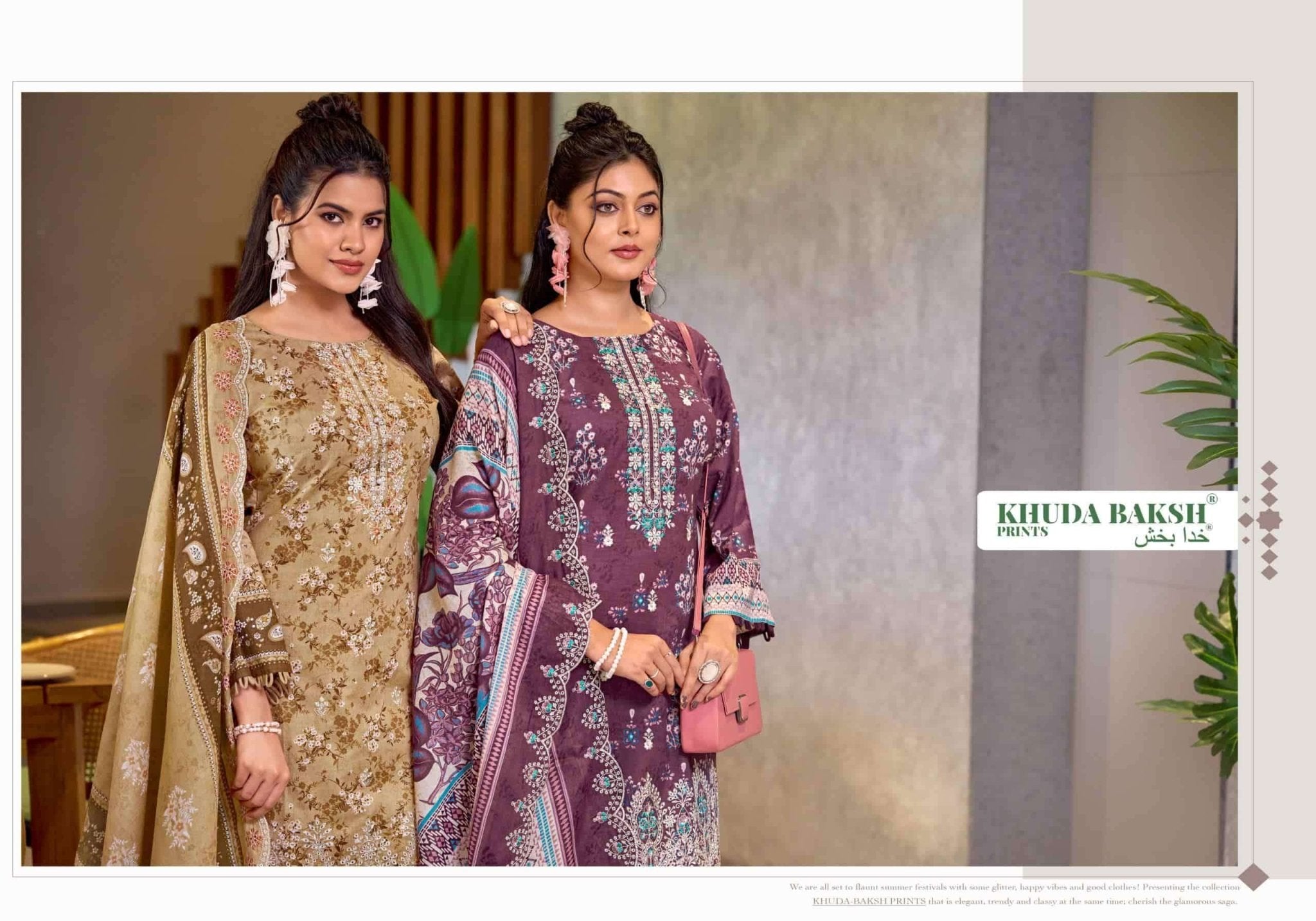 Khuda Baksh Prints Dastaan E Jashan Vol 2 Pakistani Lawn Suit - Amrah Wholesale