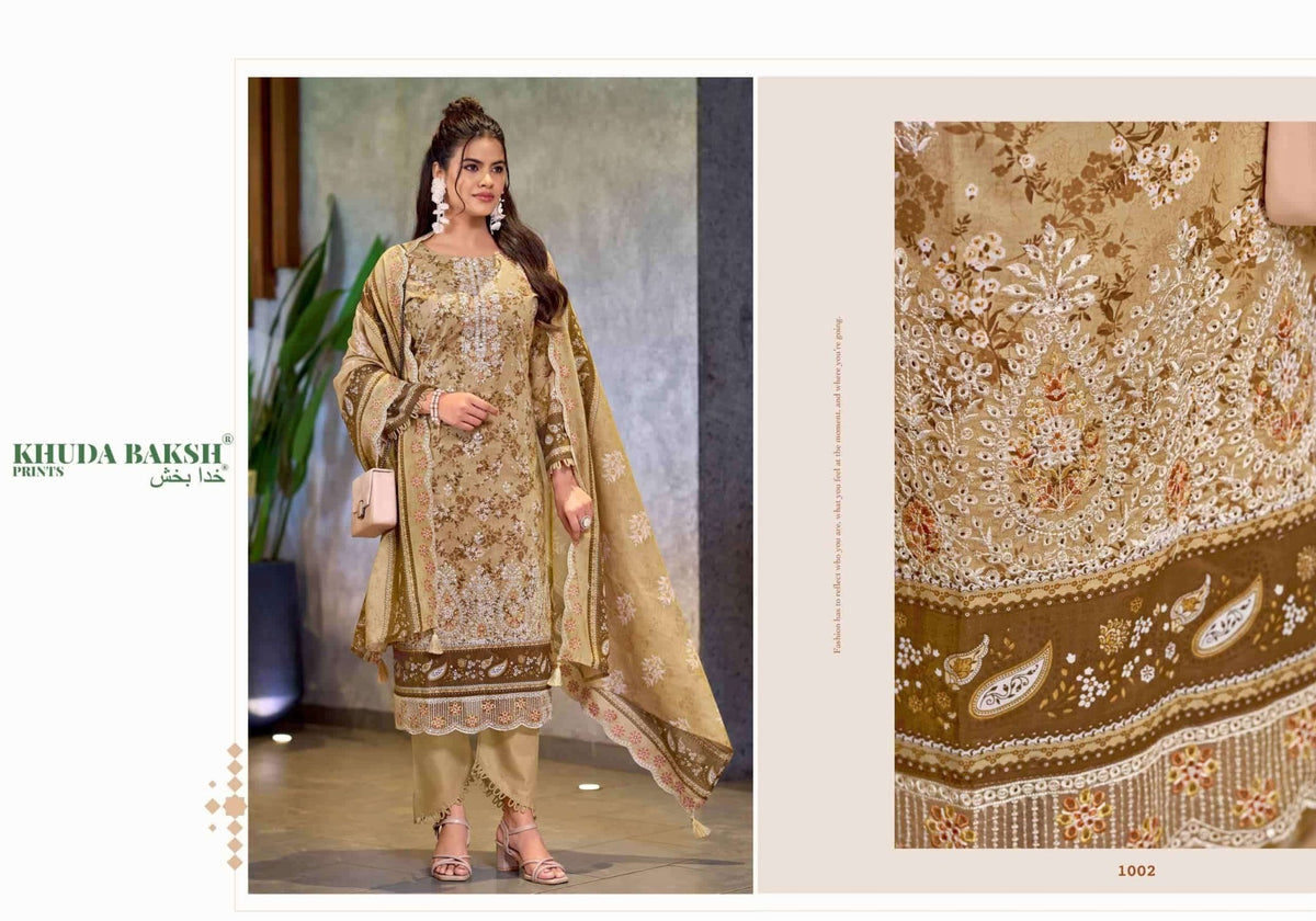 Khuda Baksh Prints Dastaan E Jashan Vol 2 Pakistani Lawn Suit - Amrah Wholesale