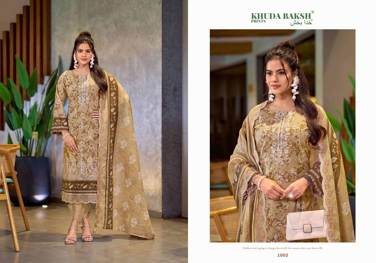 Khuda Baksh Prints Dastaan E Jashan Vol 2 Pakistani Lawn Suit - Amrah Wholesale