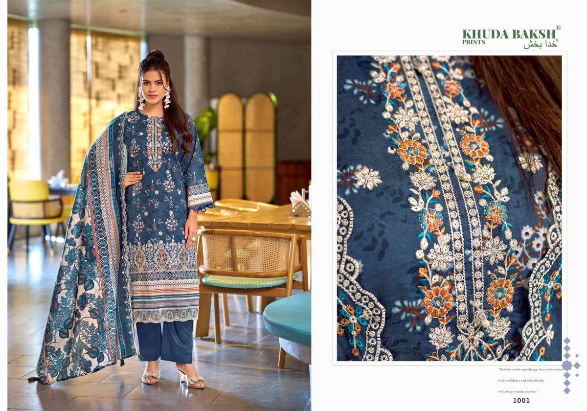 Khuda Baksh Prints Dastaan E Jashan Vol 2 Pakistani Lawn Suit - Amrah Wholesale