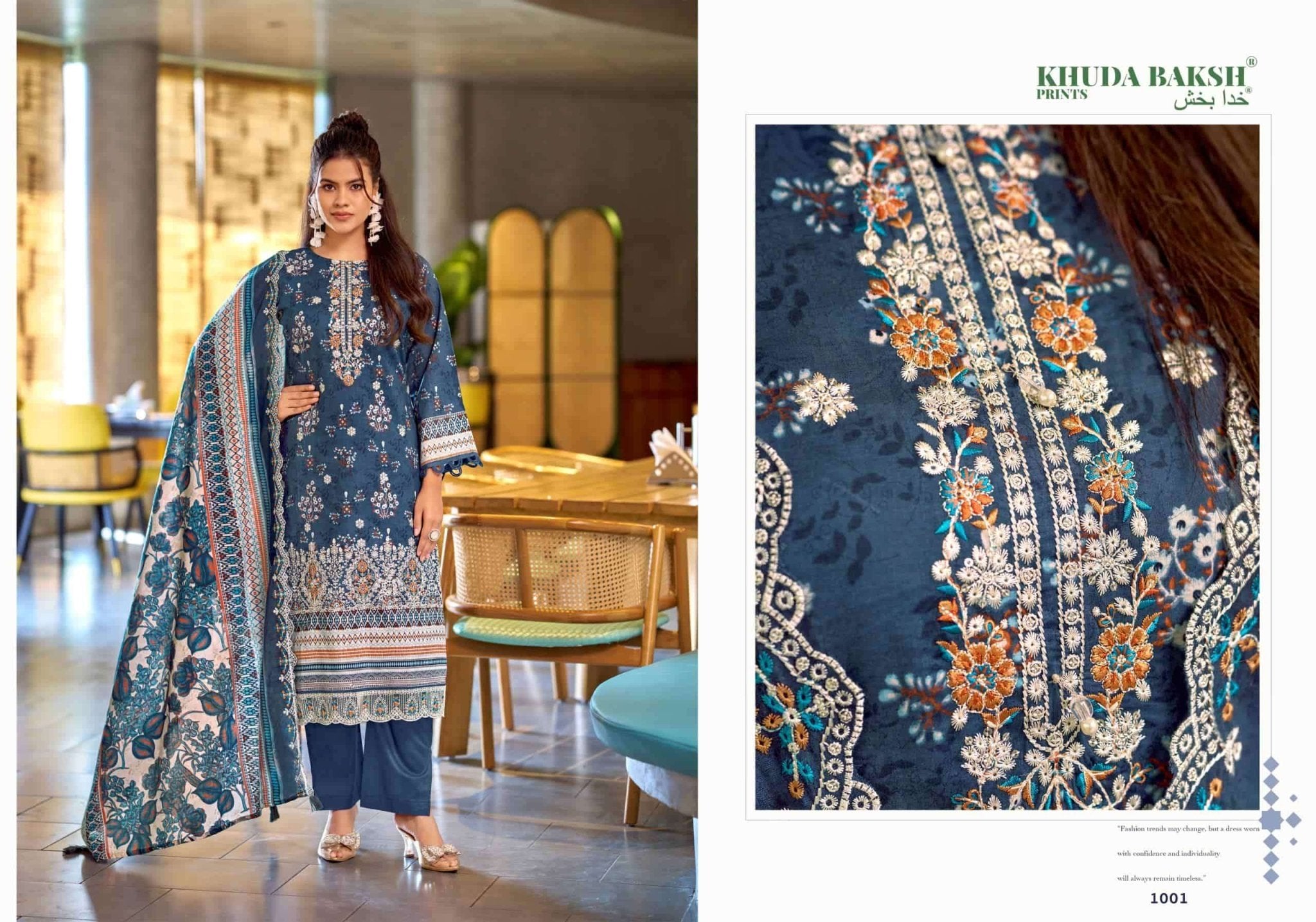 Khuda Baksh Prints Dastaan E Jashan Vol 2 Pakistani Lawn Suit - Amrah Wholesale