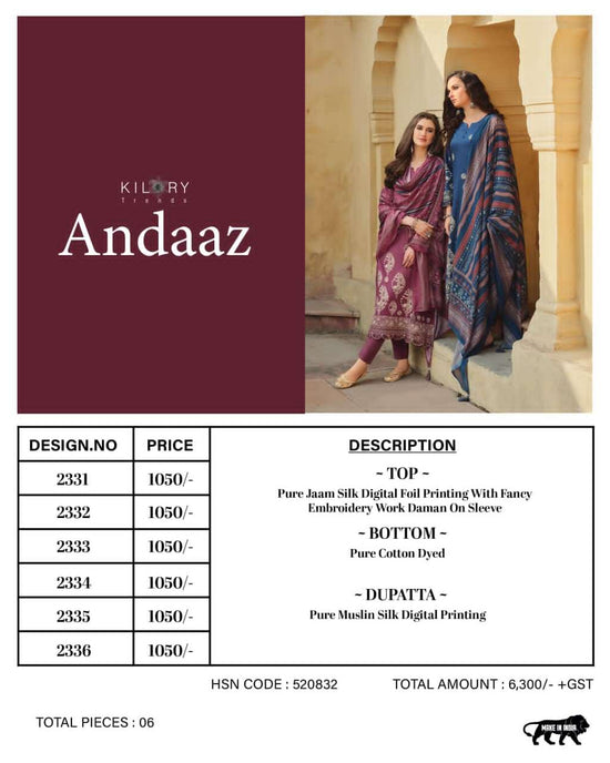 Kilory Andaaz