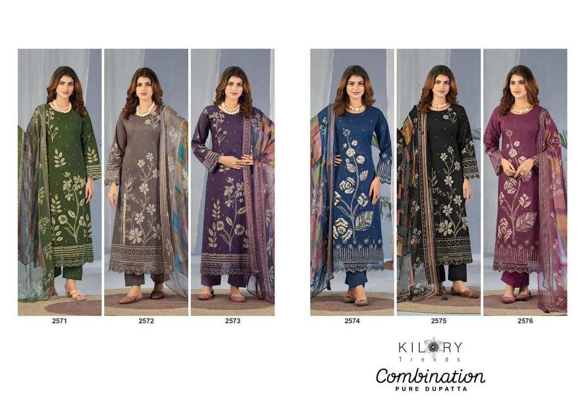 Kilory Combination Dress Material - Amrah Wholesale
