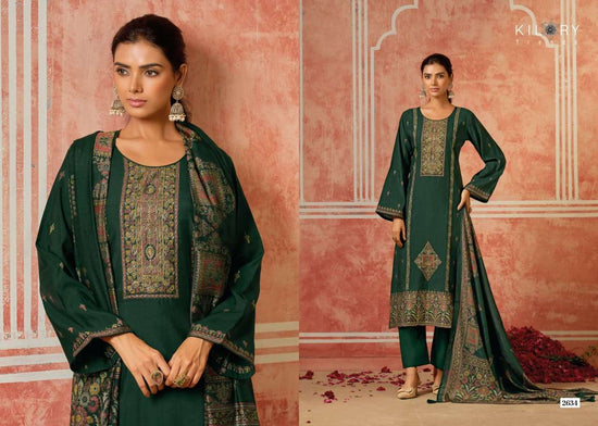 Kilory Dainaa Pure Muslin Dress Material - Amrah Wholesale