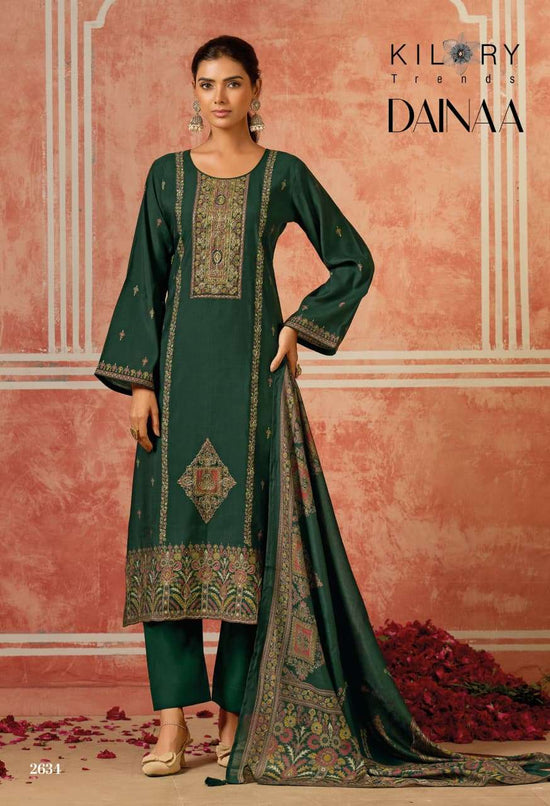 Kilory Dainaa Pure Muslin Dress Material - Amrah Wholesale