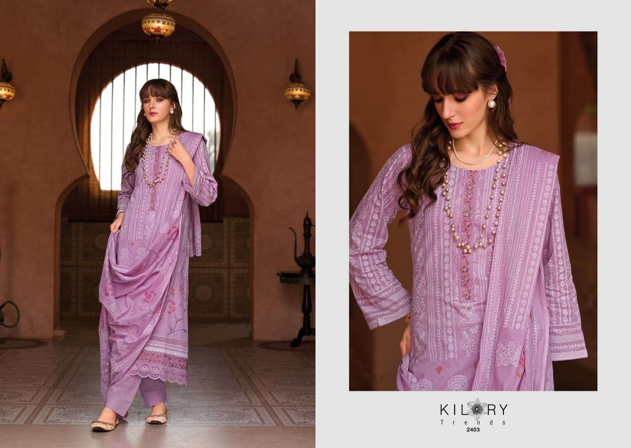 Kilory Elahen Cotton Khadi Digital Printed Dress Material - Amrah Wholesale