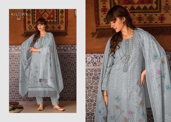 Kilory Elahen Cotton Khadi Digital Printed Dress Material - Amrah Wholesale