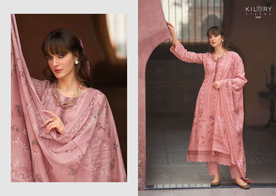 Kilory Elahen Cotton Khadi Digital Printed Dress Material - Amrah Wholesale