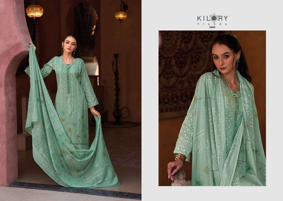 Kilory Elahen Cotton Khadi Digital Printed Dress Material - Amrah Wholesale