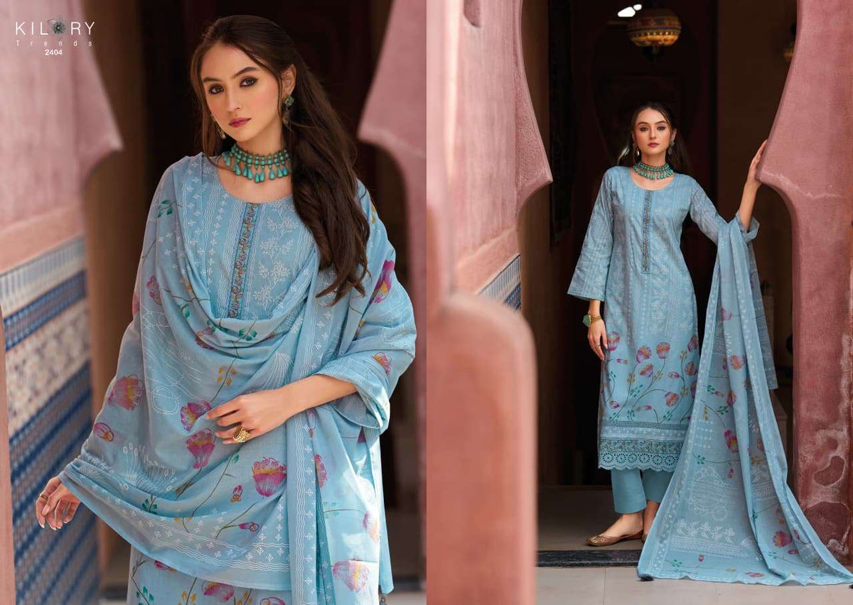 Kilory Elahen Cotton Khadi Digital Printed Dress Material
