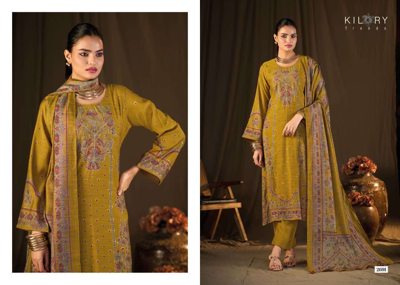 Kilory Florence Pure Muslin Dress Material