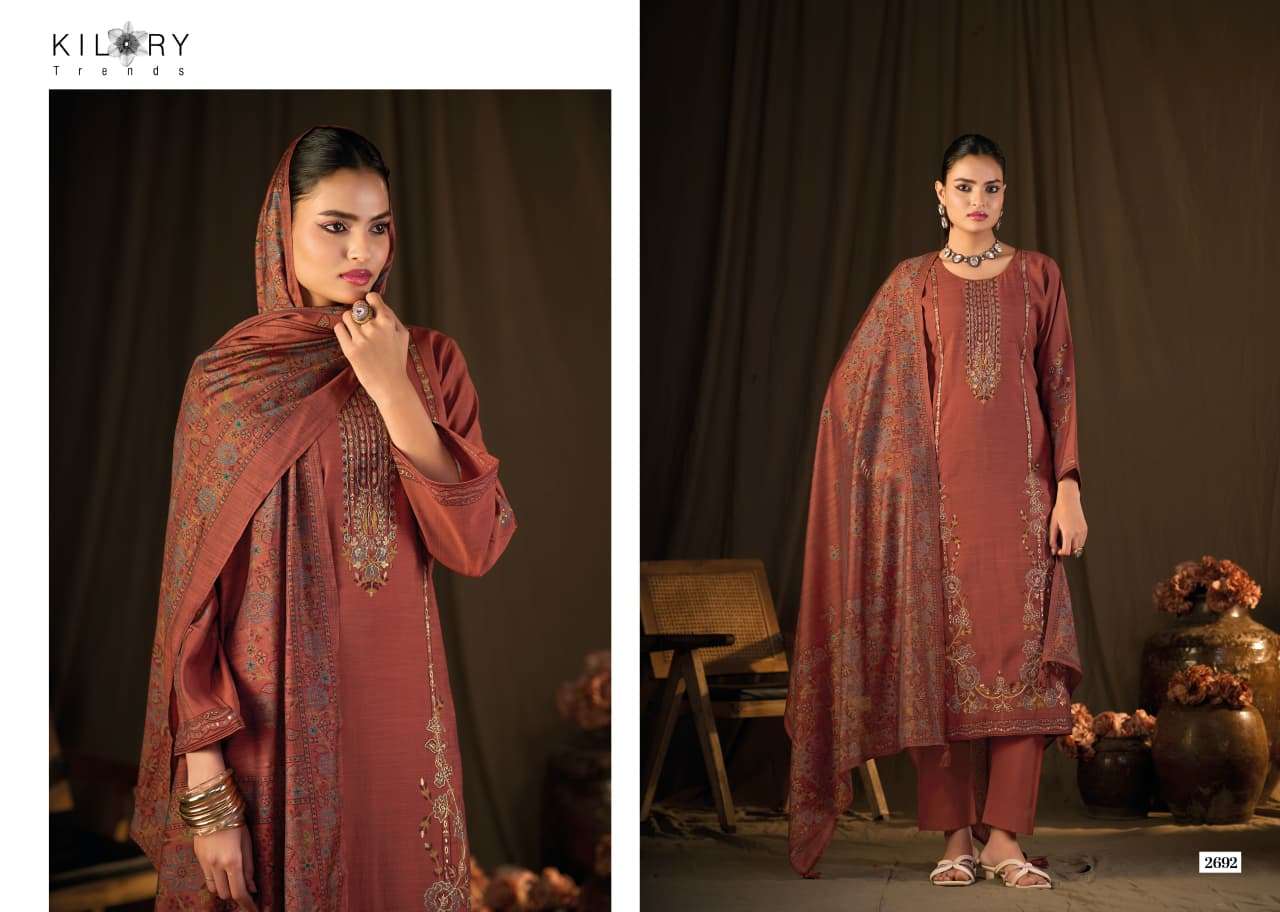 Kilory Florence Pure Muslin Dress Material