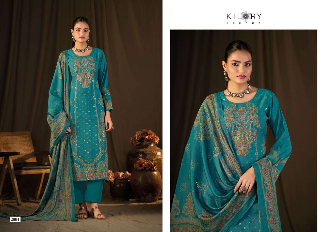 Kilory Florence Pure Muslin Dress Material