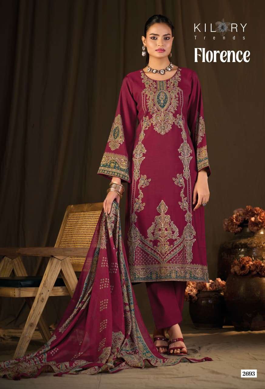 Kilory Florence Pure Muslin Dress Material