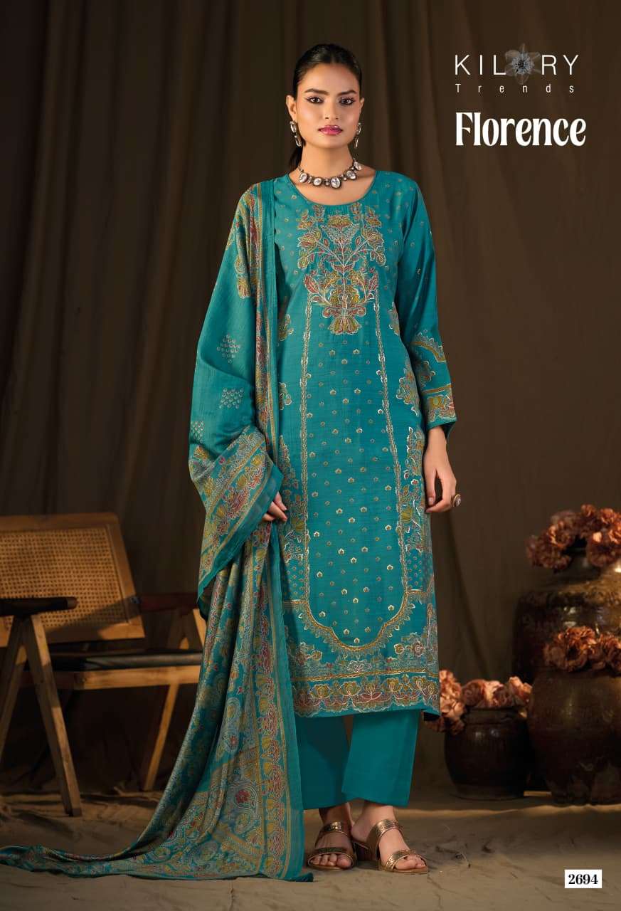 Kilory Florence Pure Muslin Dress Material