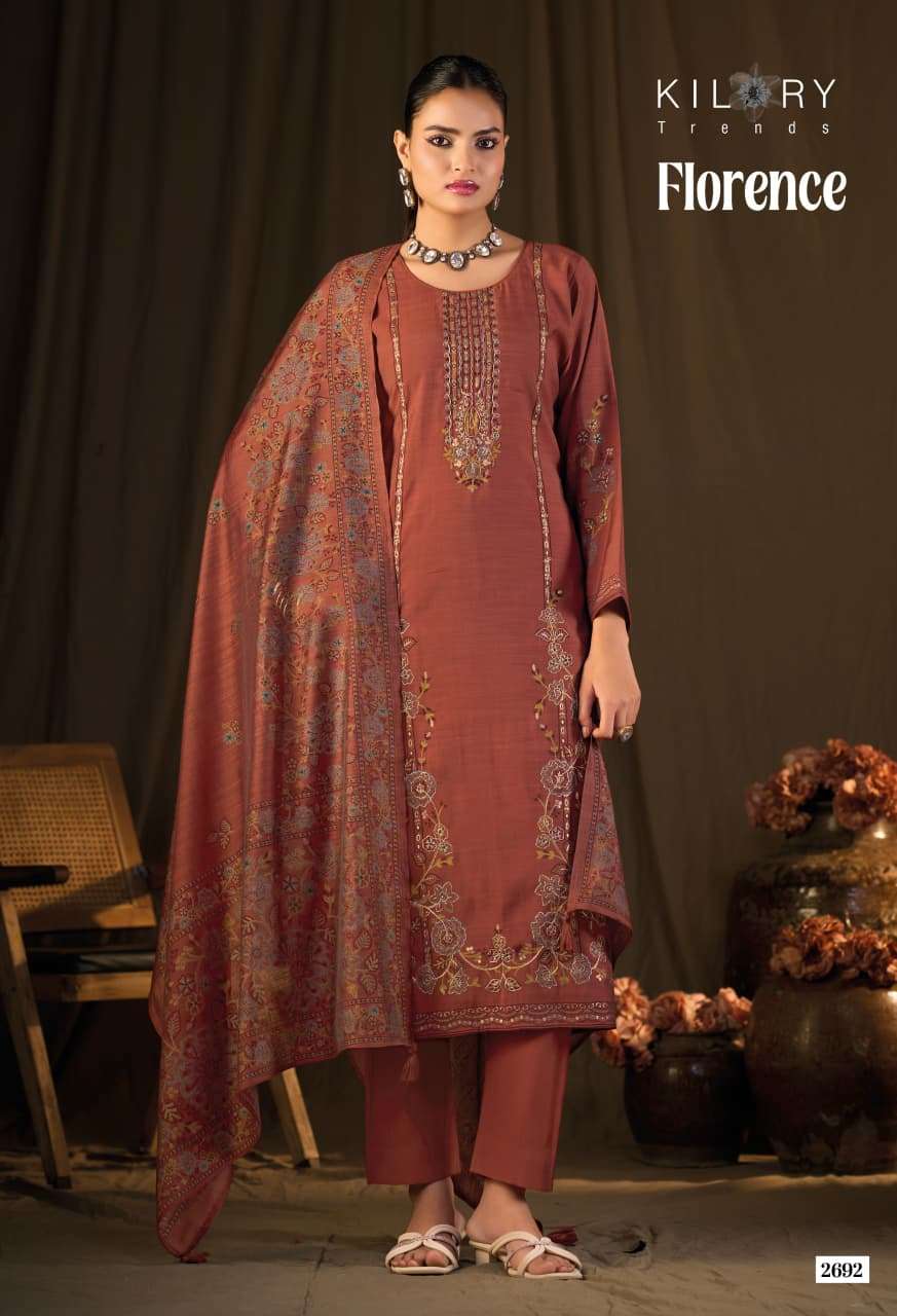Kilory Florence Pure Muslin Dress Material