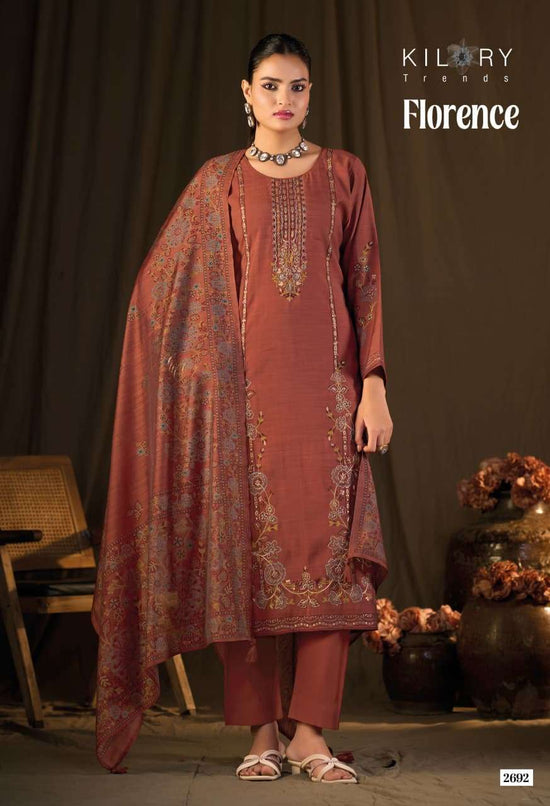 Kilory Florence Pure Muslin Dress Material