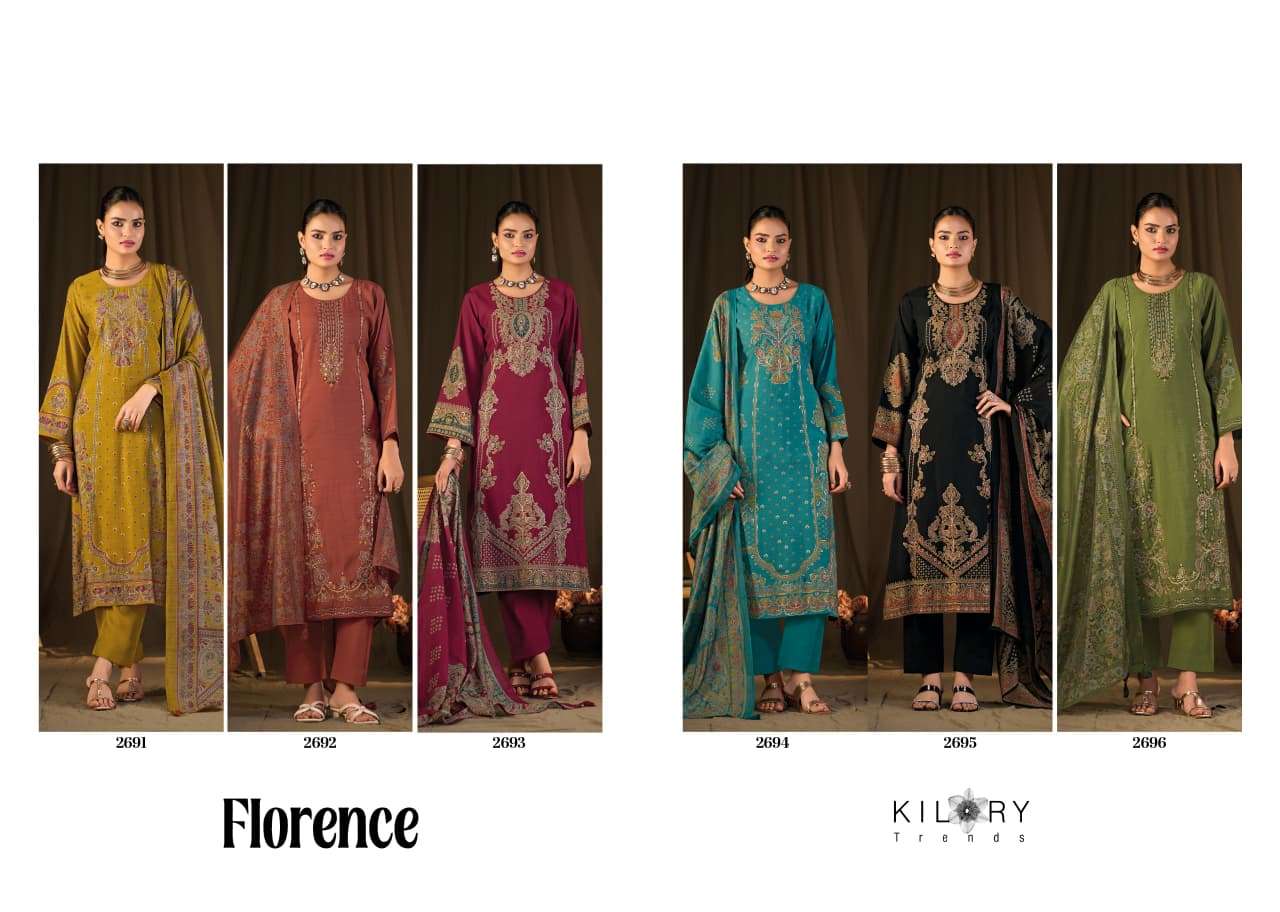 Kilory Florence Pure Muslin Dress Material