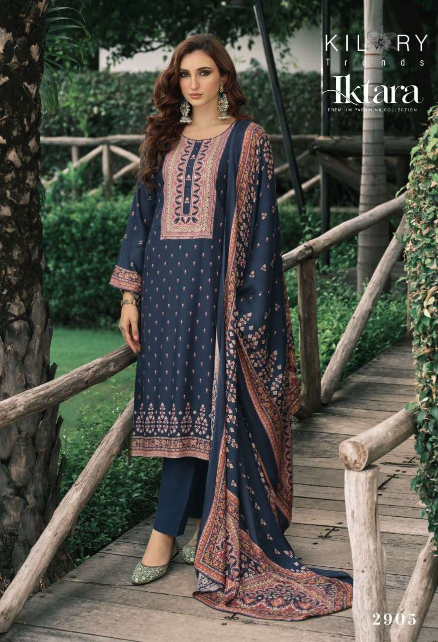 Kilory Iktara Pure Viscose Pashmina Unstitched Dress Material
