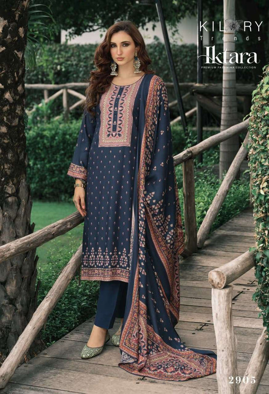 Kilory Iktara Pure Viscose Pashmina Unstitched Dress Material