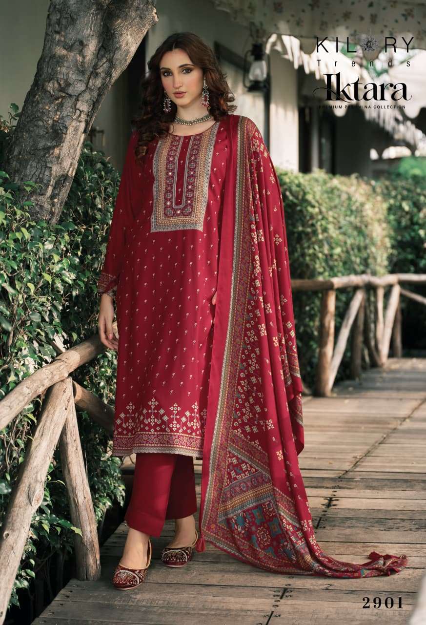 Kilory Iktara Pure Viscose Pashmina Unstitched Dress Material