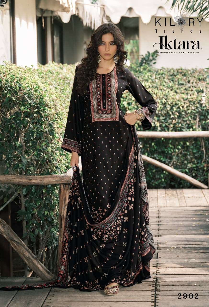 Kilory Iktara Pure Viscose Pashmina Unstitched Dress Material