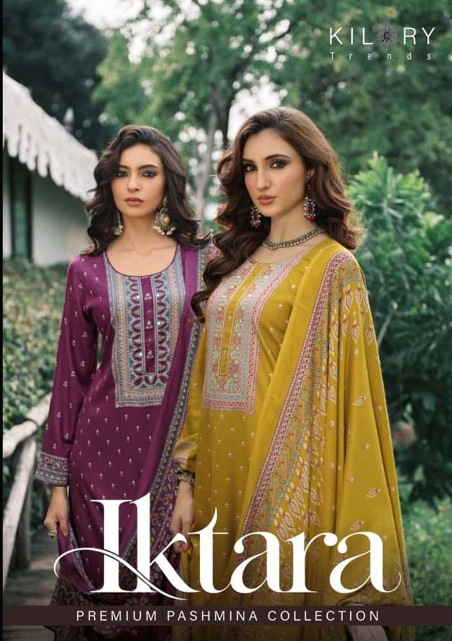Kilory Iktara Pure Viscose Pashmina Unstitched Dress Material