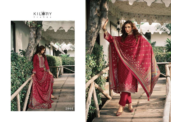 Kilory Iktara Pure Viscose Pashmina Unstitched Dress Material