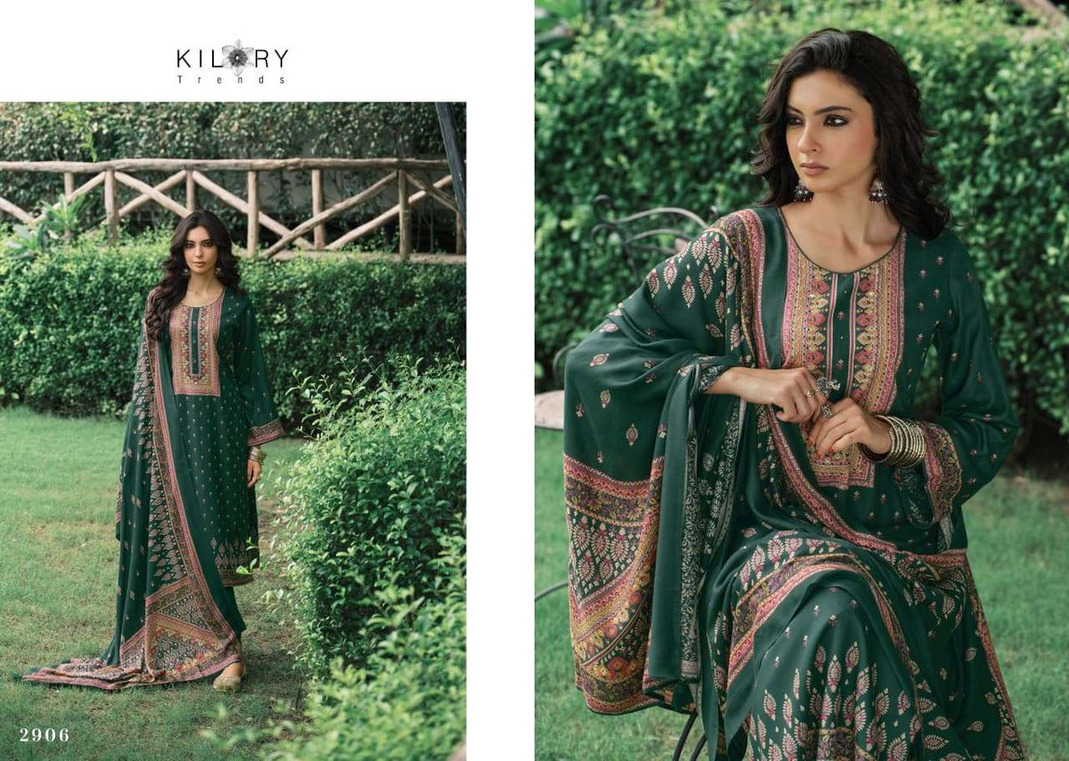 Kilory Iktara Pure Viscose Pashmina Unstitched Dress Material