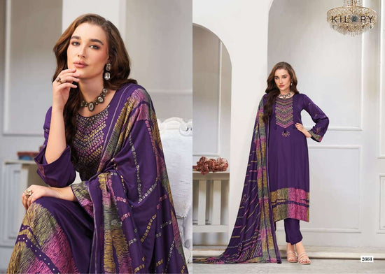 Kilory Juggni Pure Gajji Silk Designer Dress Material