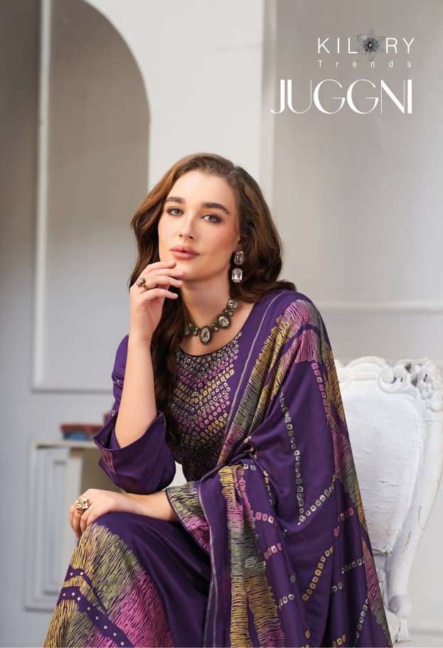 Kilory Juggni Pure Gajji Silk Designer Dress Material