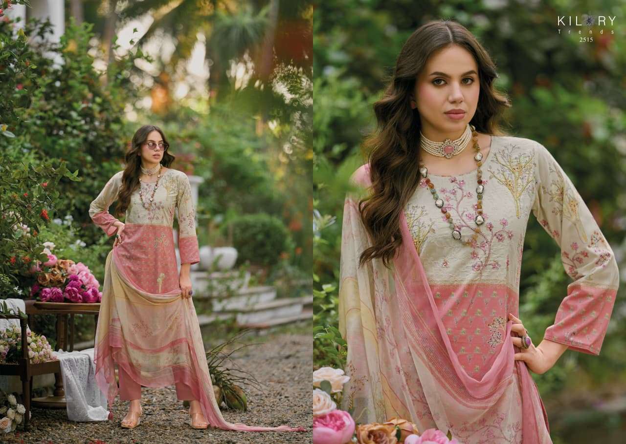 Kilory Lumora Pure Lawn Cotton Dress Material Unstitched Salwar Suit - Amrah Wholesale