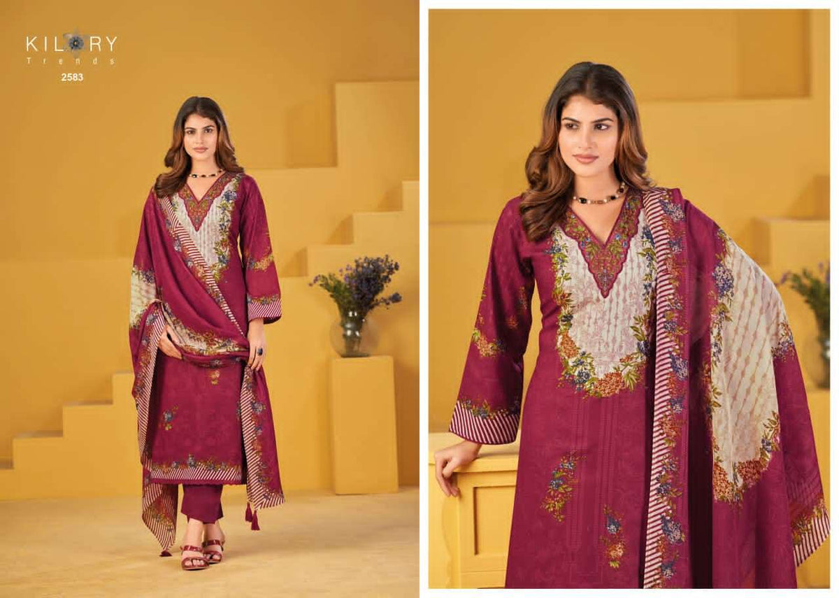 Kilory Mehtaab Cotton Dress Material - Amrah Wholesale