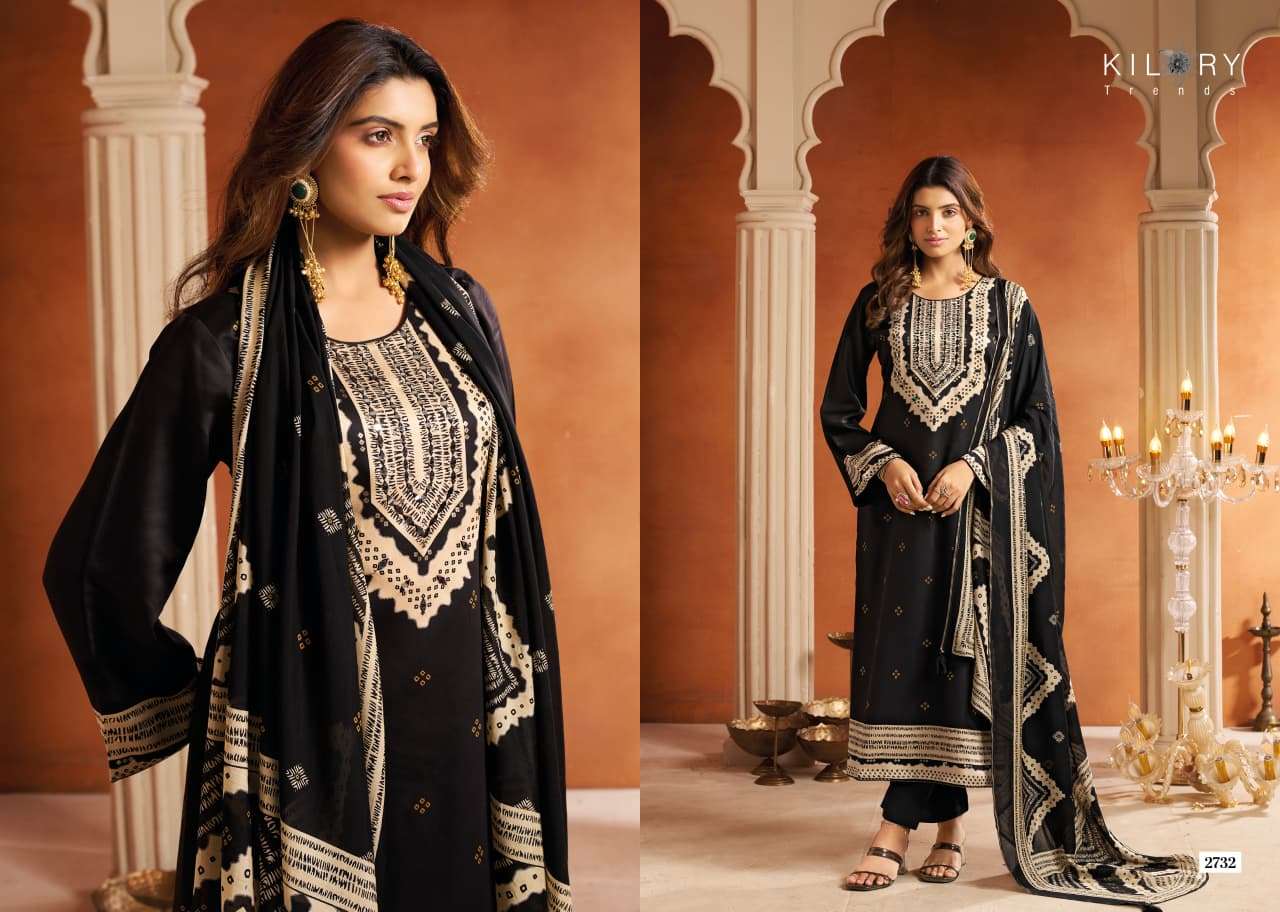 Kilory Miracle Pure Gajji Silk Dress Material