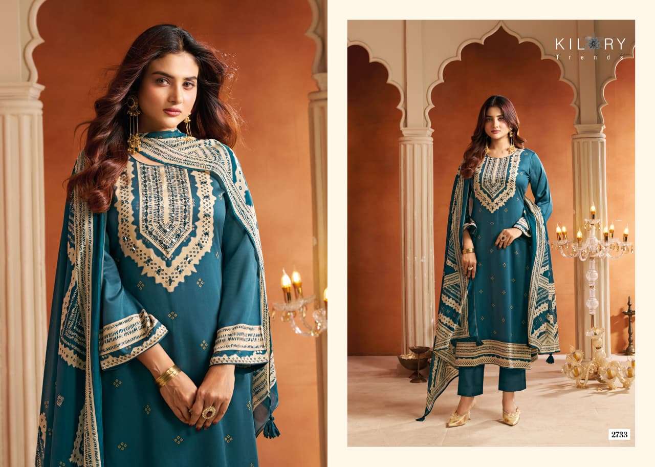 Kilory Miracle Pure Gajji Silk Dress Material