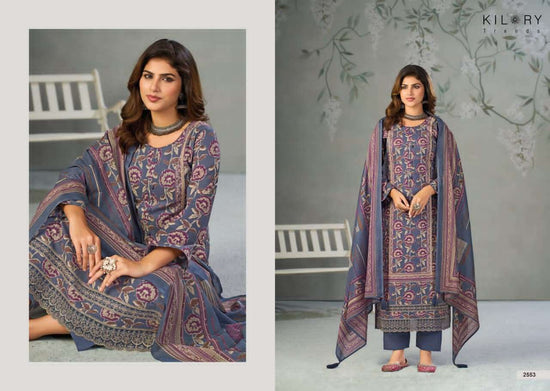 Kilory Nazrana Lawn Cotton Dress Material Wholesale - Amrah Wholesale