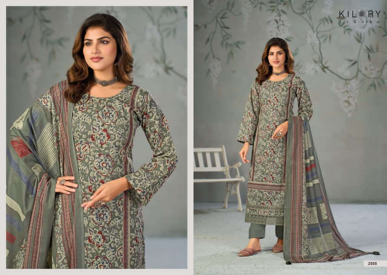 Kilory Nazrana Lawn Cotton Dress Material Wholesale - Amrah Wholesale