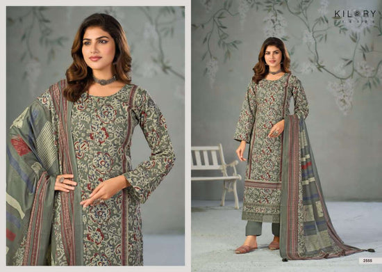Kilory Nazrana Lawn Cotton Dress Material Wholesale - Amrah Wholesale