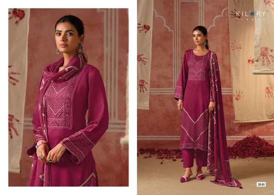Kilory Rangat Pure Gajji Silk Dress Material