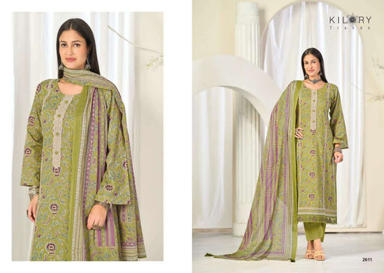 Kilory Sajni Pure Lawn Cotton Dress Material - Amrah Wholesale