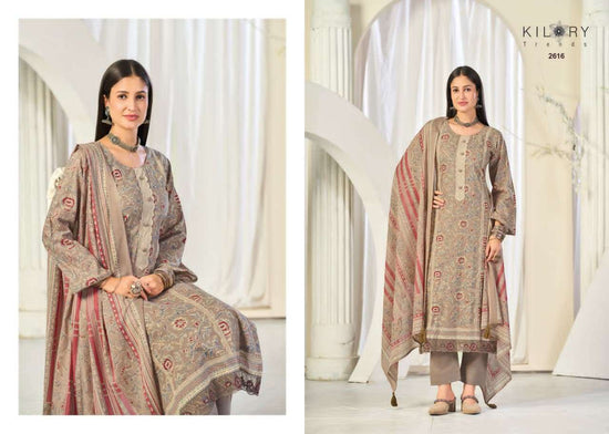 Kilory Sajni Pure Lawn Cotton Dress Material - Amrah Wholesale